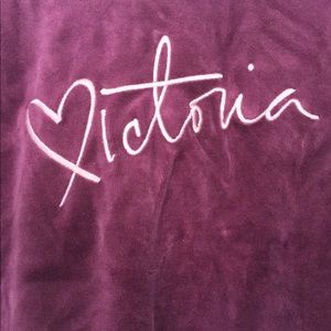 Victoria’s Secret Velvet Pajama Top